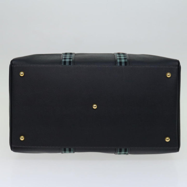 BURBERRYSs Boston Bag PVC 2way Black Auth 69626