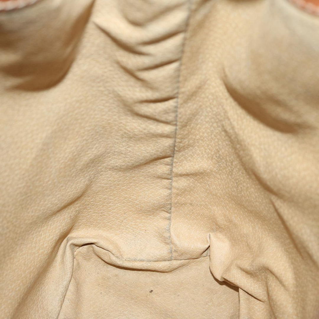 Celine Macadam Canvas Shoulder Bag Beige  69628