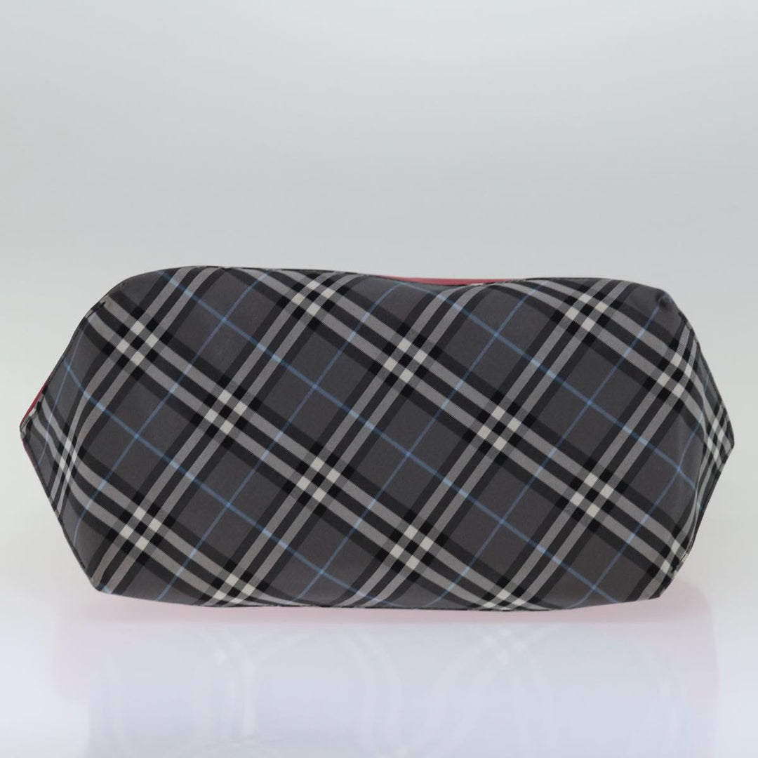 BurberrySs Blue Label Tote Bag Nylon Red Auth 69693