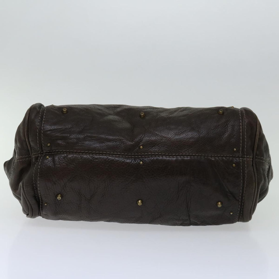 Chloe Paddington Shoulder Bag Leather Brown 69741