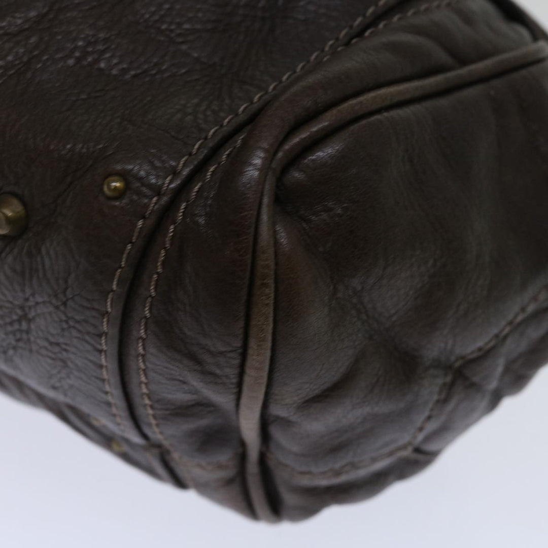 Chloe Paddington Shoulder Bag Leather Brown 69741