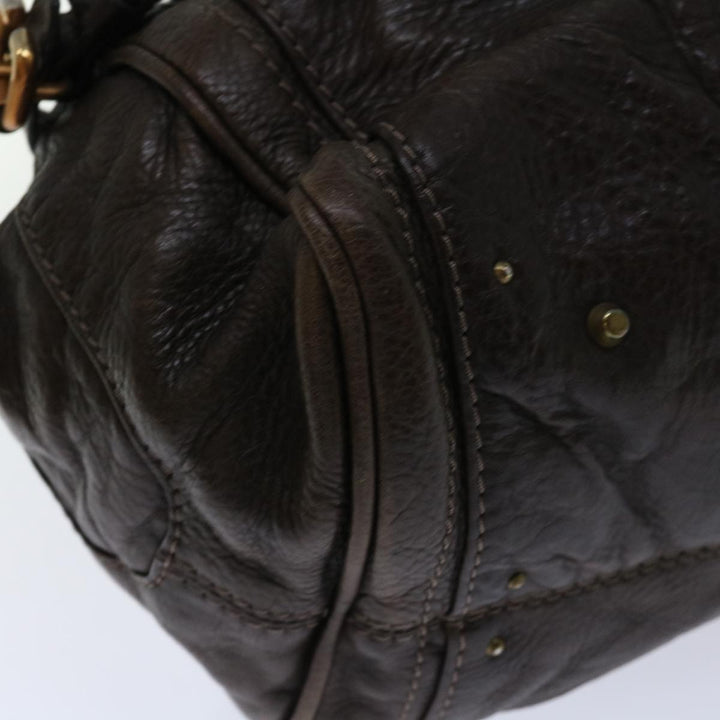 Chloe Paddington Shoulder Bag Leather Brown 69741
