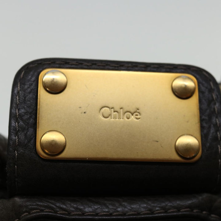 Chloe Paddington Shoulder Bag Leather Brown 69741
