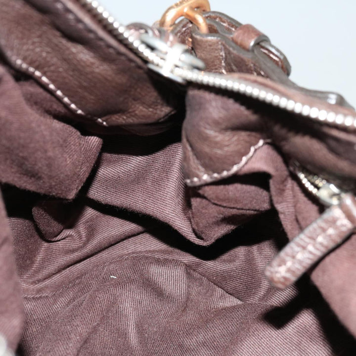 Chloe Paddington Shoulder Bag Leather Brown 69741