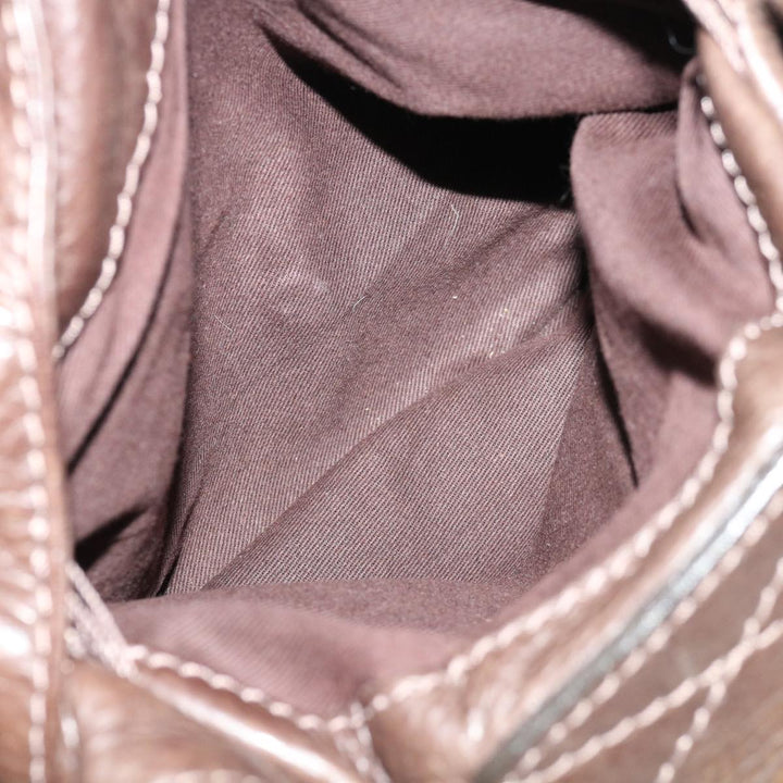 Chloe Paddington Shoulder Bag Leather Brown 69741