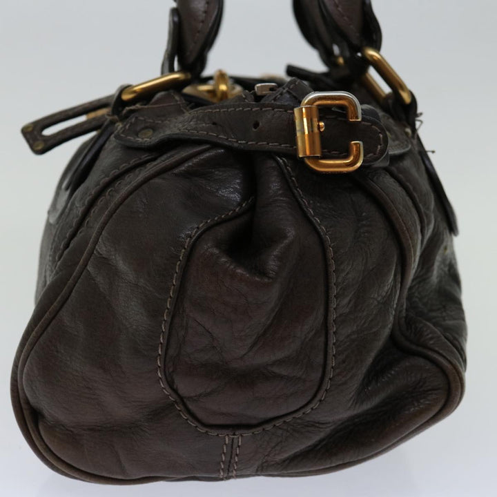 Chloe Paddington Shoulder Bag Leather Brown 69741