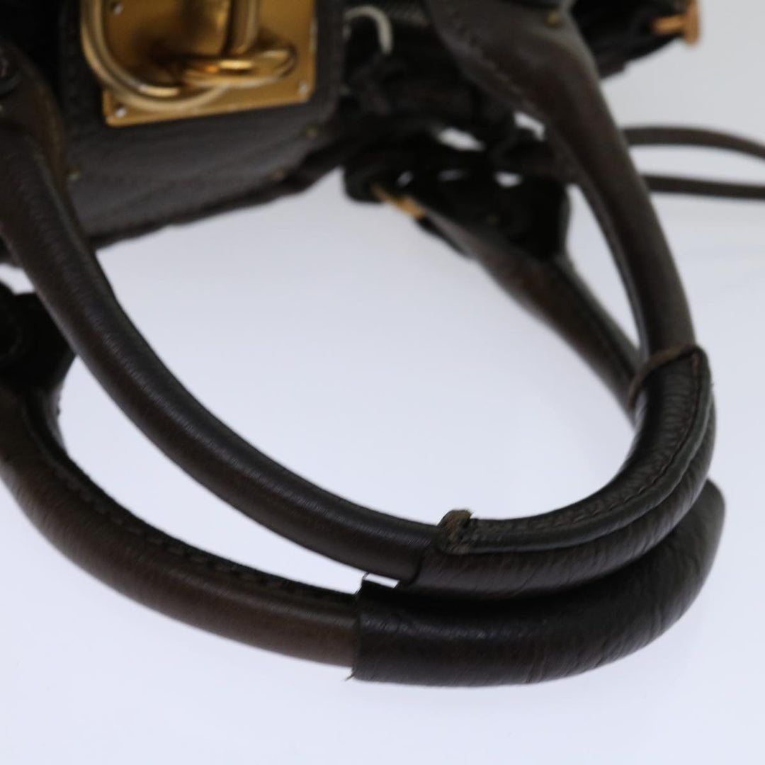 Chloe Paddington Shoulder Bag Leather Brown 69741