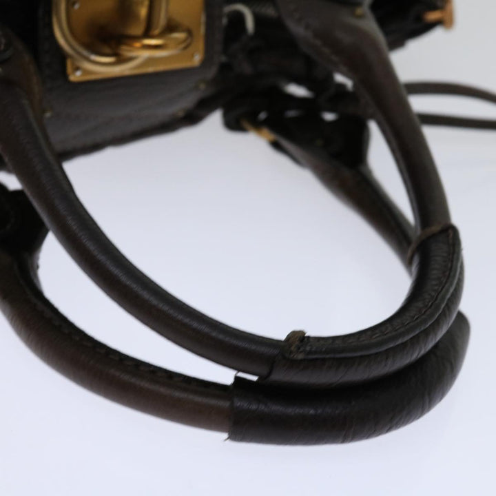 Chloe Paddington Shoulder Bag Leather Brown 69741