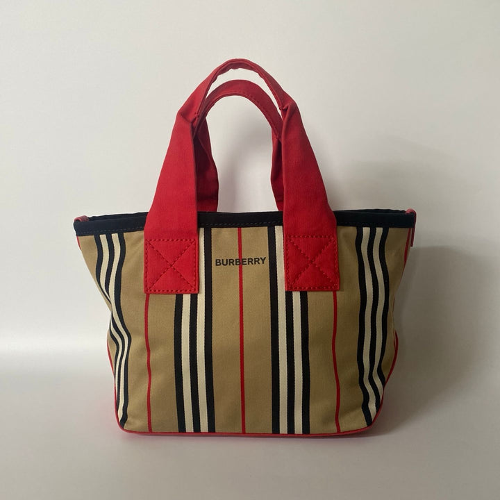 Burberry Girls' Icon Stripe Canvas Tote Bag - NG102740