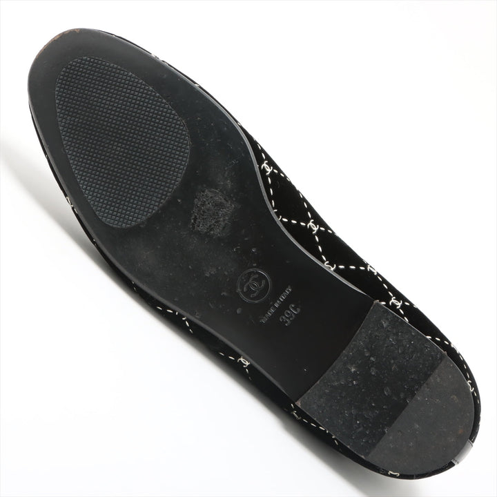 Top Quality Chanel Coco Belloor X Leather  39C  Black G33126 Opera Shoes