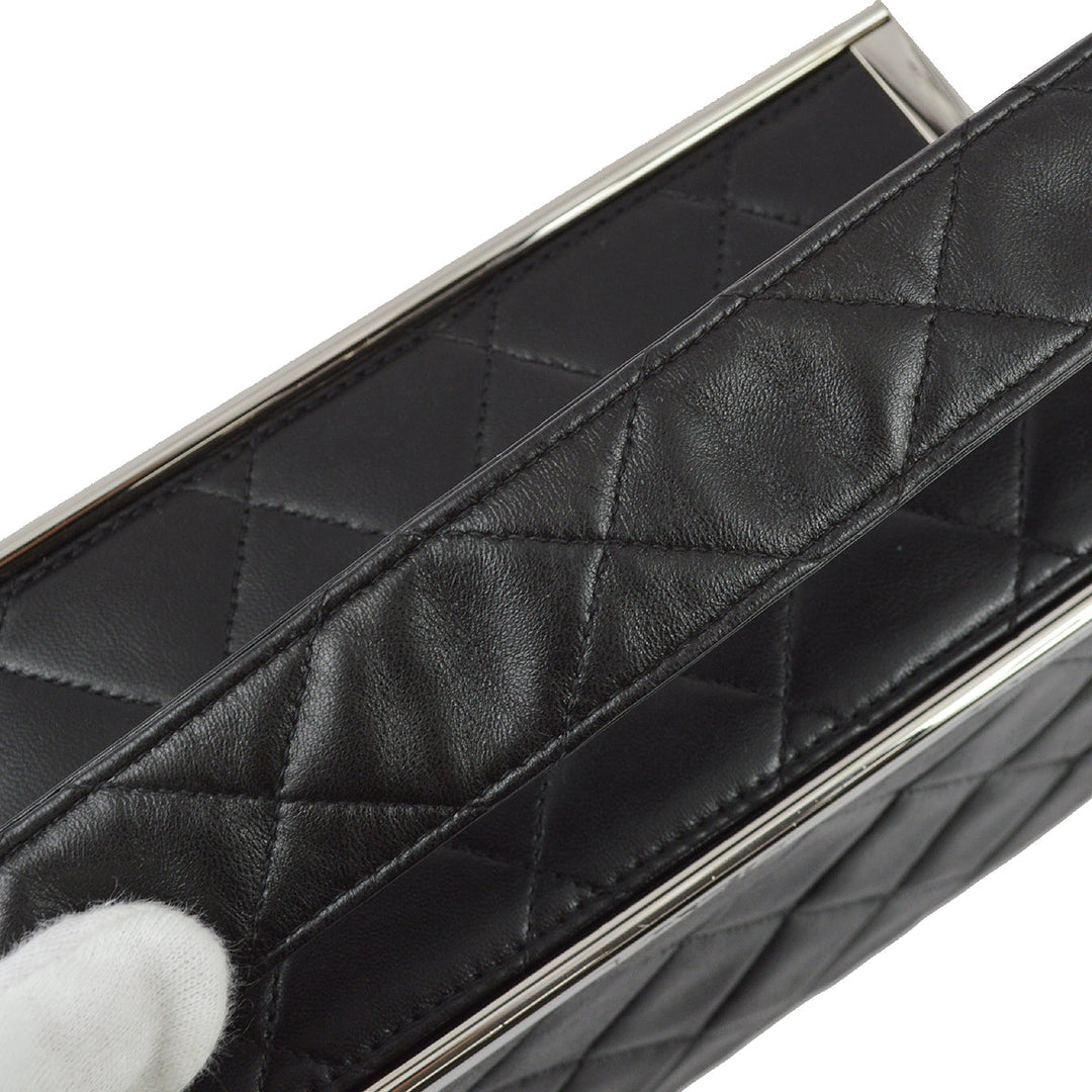 Top Quality Chanel 1996-1997 Black Lambskin Handbag