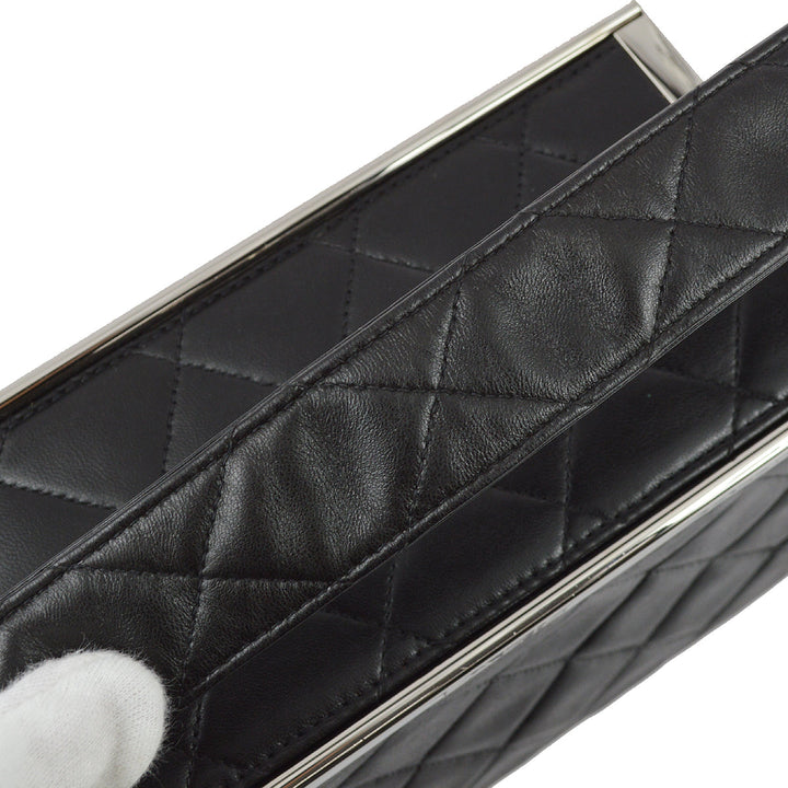 Top Quality Chanel 1996-1997 Black Lambskin Handbag