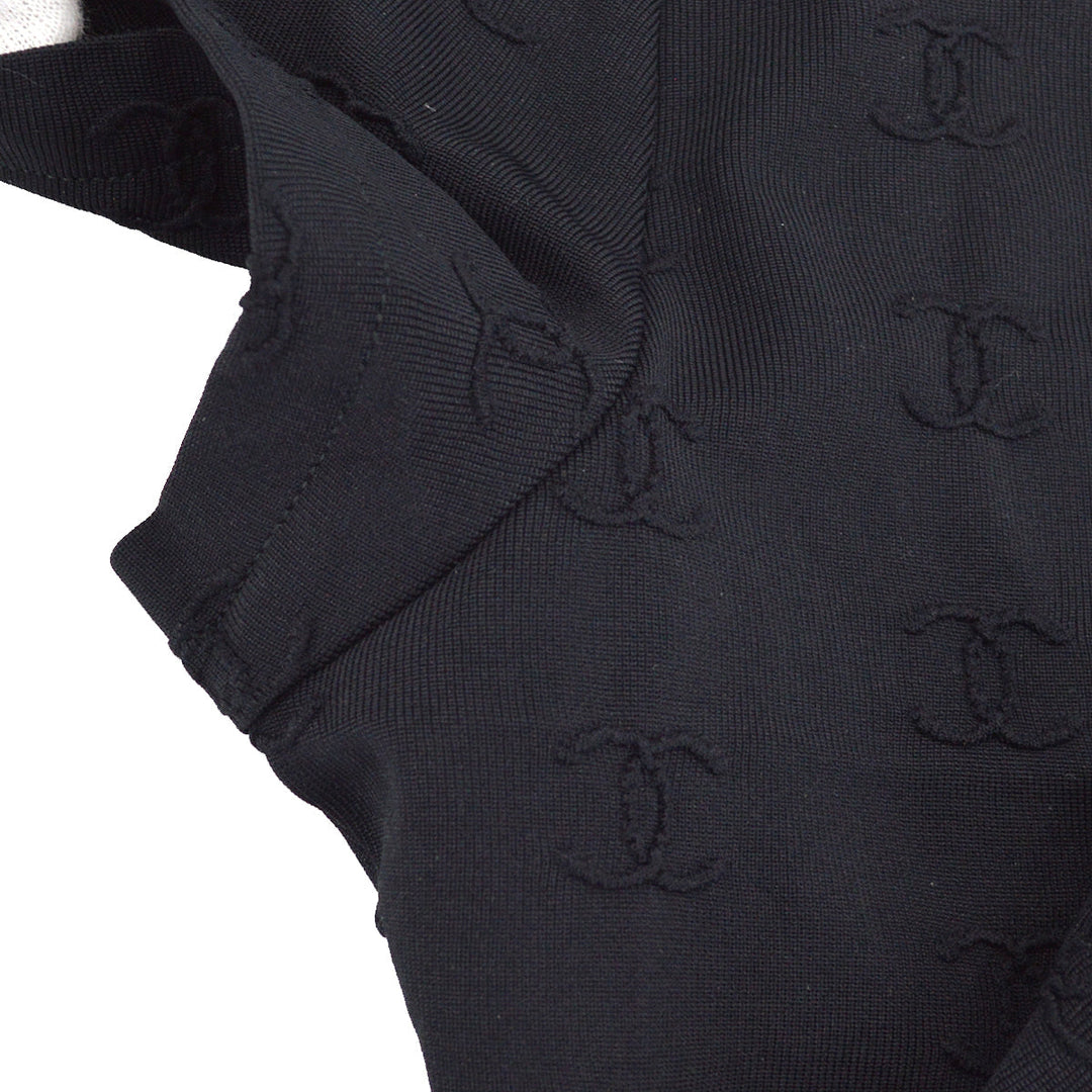 Top Quality Chanel 1997 Spring CC logo-embroidered cropped T-shirt #42