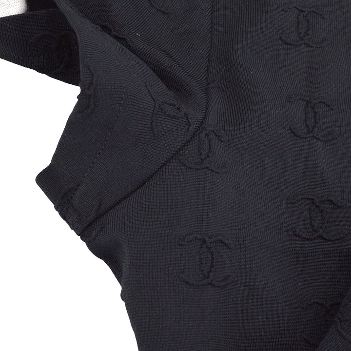 Top Quality Chanel 1997 Spring CC logo-embroidered cropped T-shirt #42