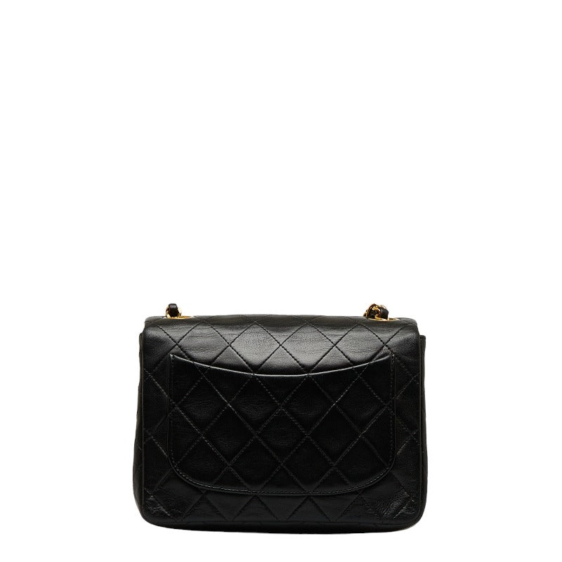 Top Quality Chanel Mini Flap Chain Shoulder Bag in Lambskin Black