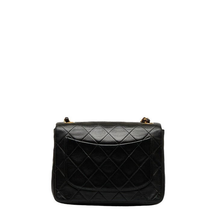 Top Quality Chanel Mini Flap Chain Shoulder Bag in Lambskin Black