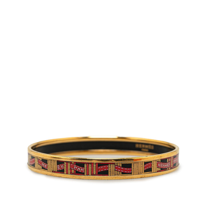 Top quality Hermes Narrow Enamel Bangle Costume Bracelet