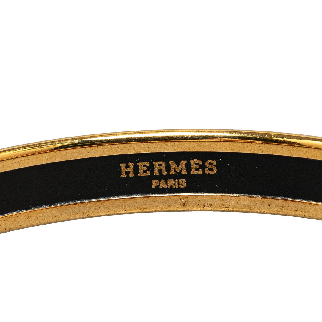 Top quality Hermes Narrow Enamel Bangle Costume Bracelet