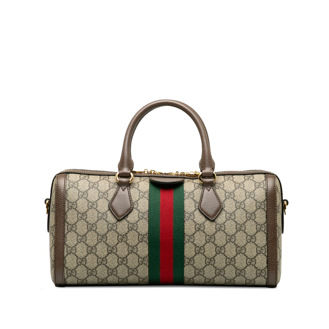 GUCCI GG Supreme Ophidia Web Satchel