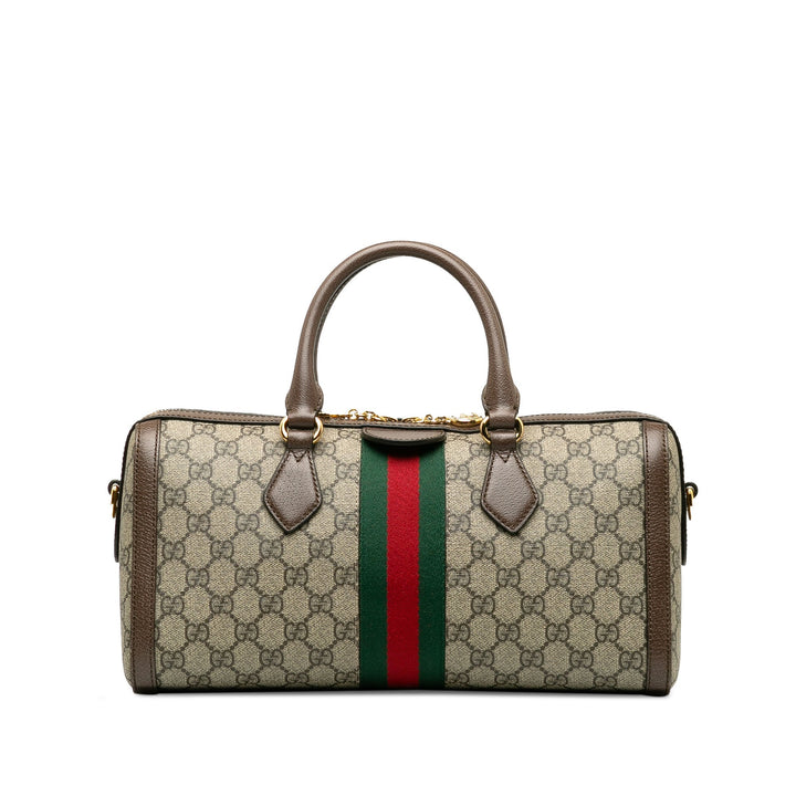 GUCCI GG Supreme Ophidia Web Satchel