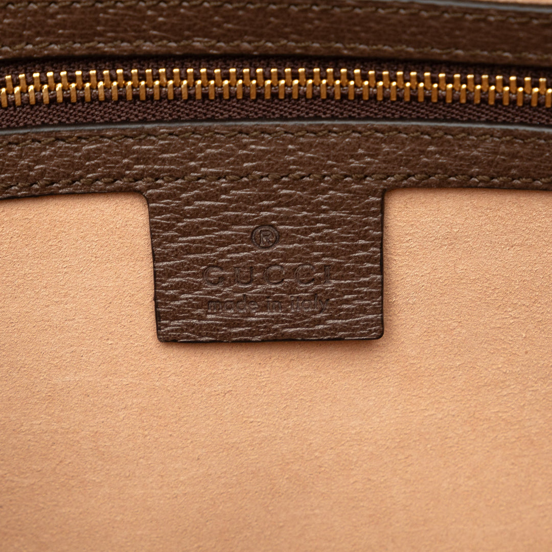 GUCCI GG Supreme Ophidia Web Satchel
