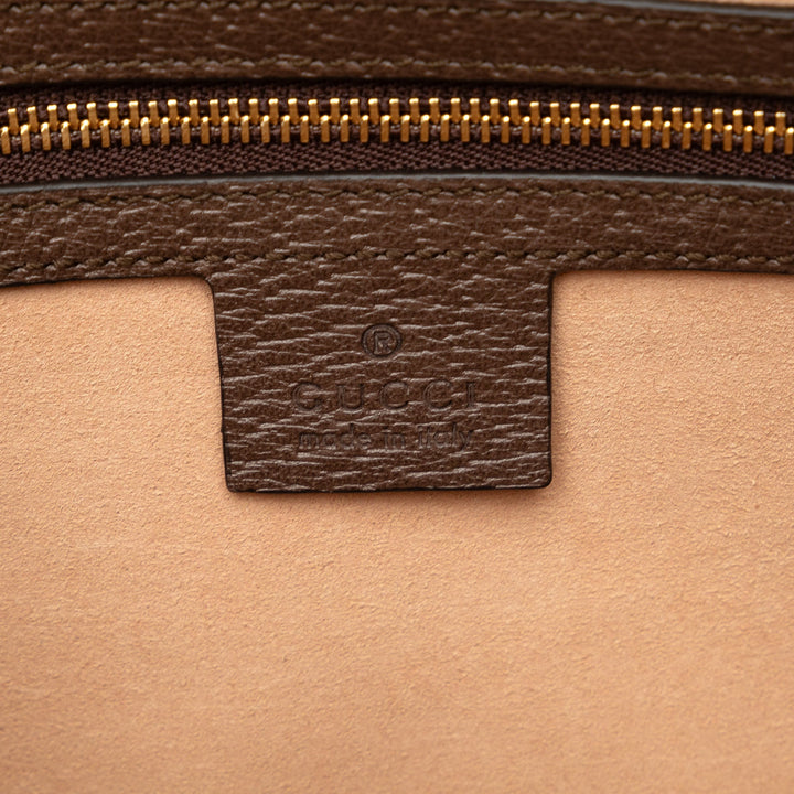 GUCCI GG Supreme Ophidia Web Satchel