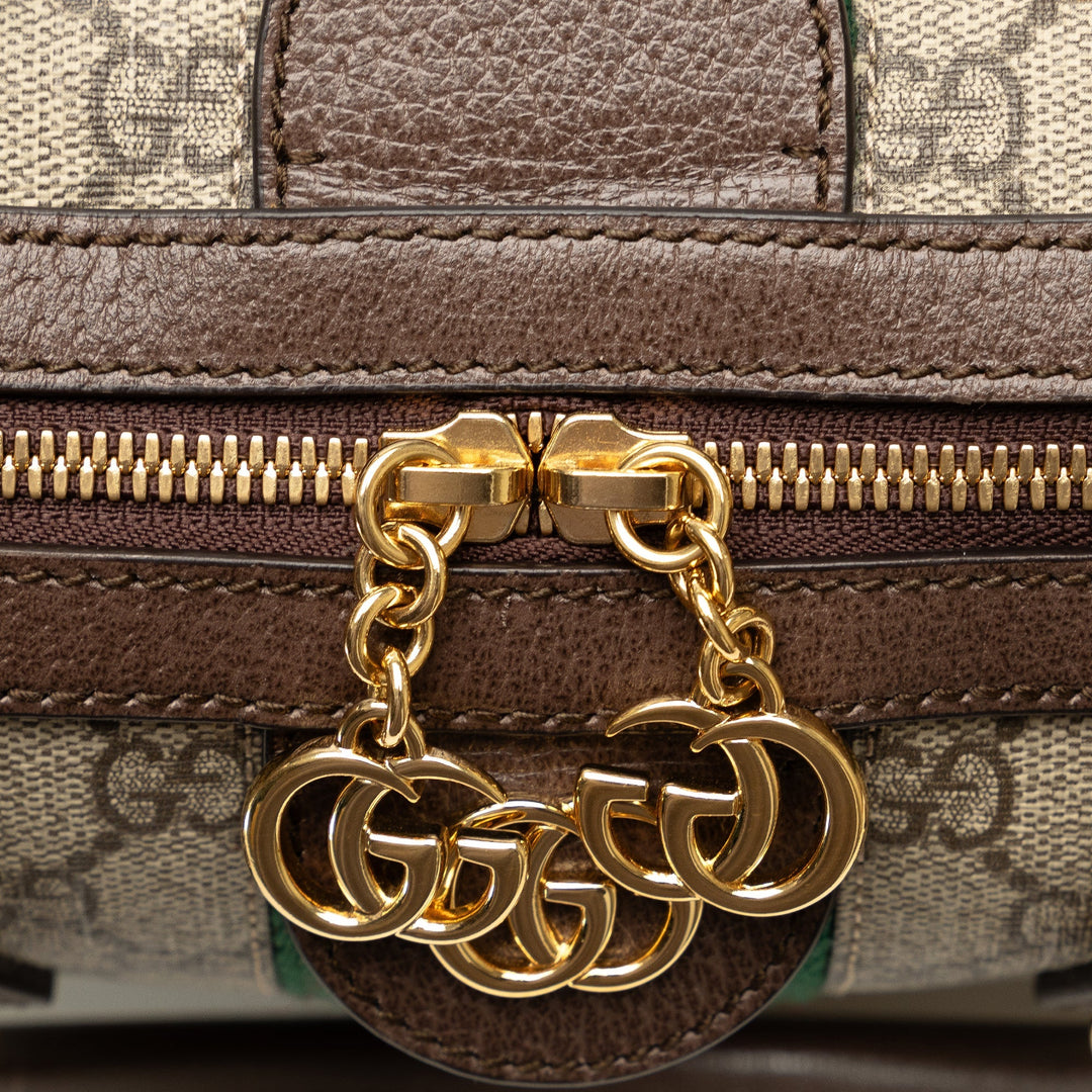 GUCCI GG Supreme Ophidia Web Satchel