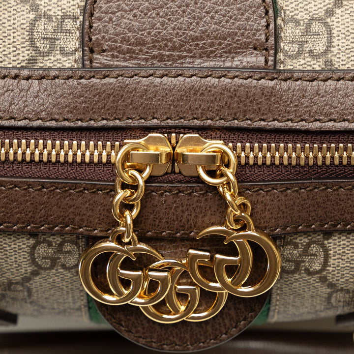 GUCCI GG Supreme Ophidia Web Satchel