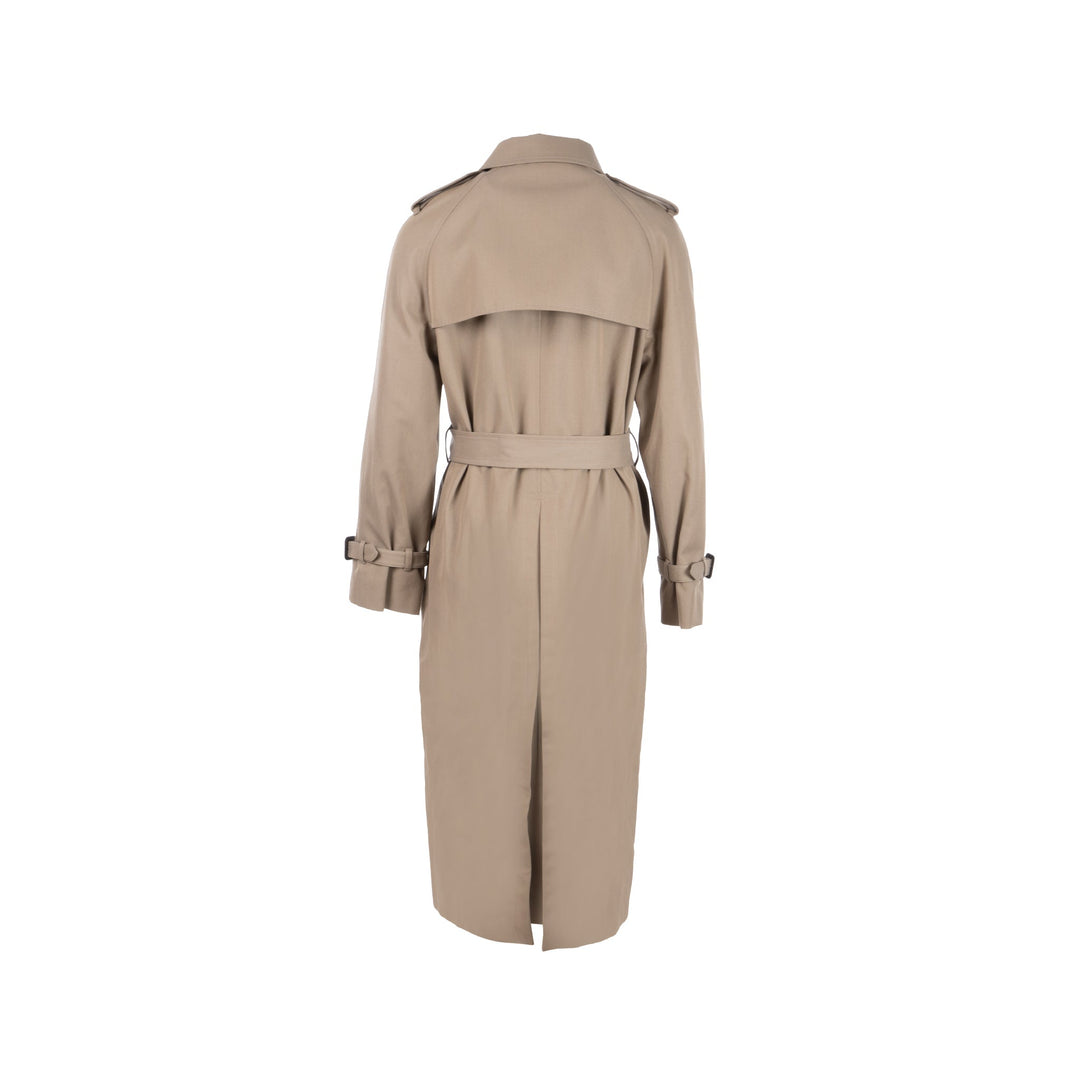 Celine size 42 Trench Coat Laine / Cotton beige