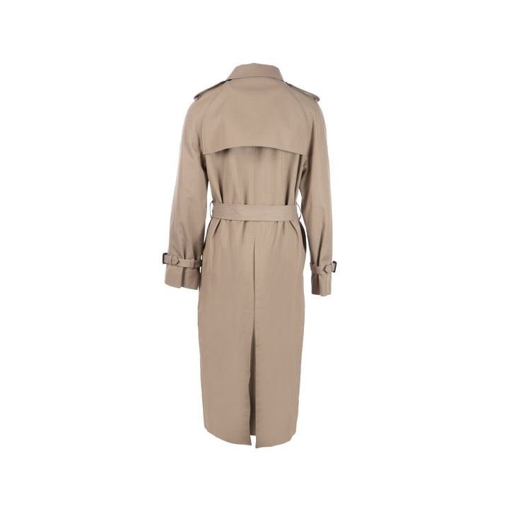 Celine size 42 Trench Coat Laine / Cotton beige