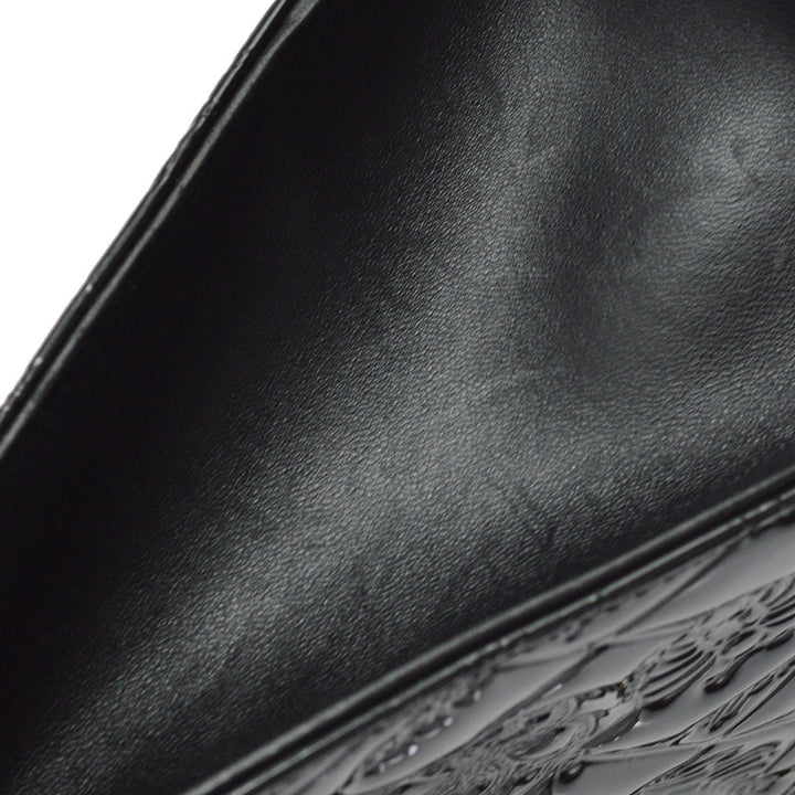 Top Quality Chanel * 2009-2010 Black Patent Leather Icon Handbag