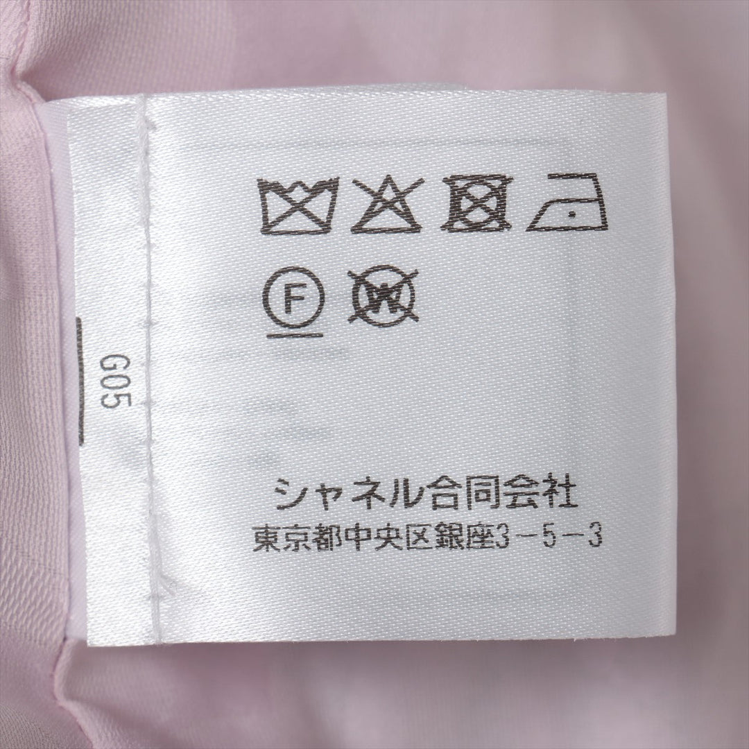 Top Quality Chanel Coconut Button P70 Twid Jacket 38 Pink