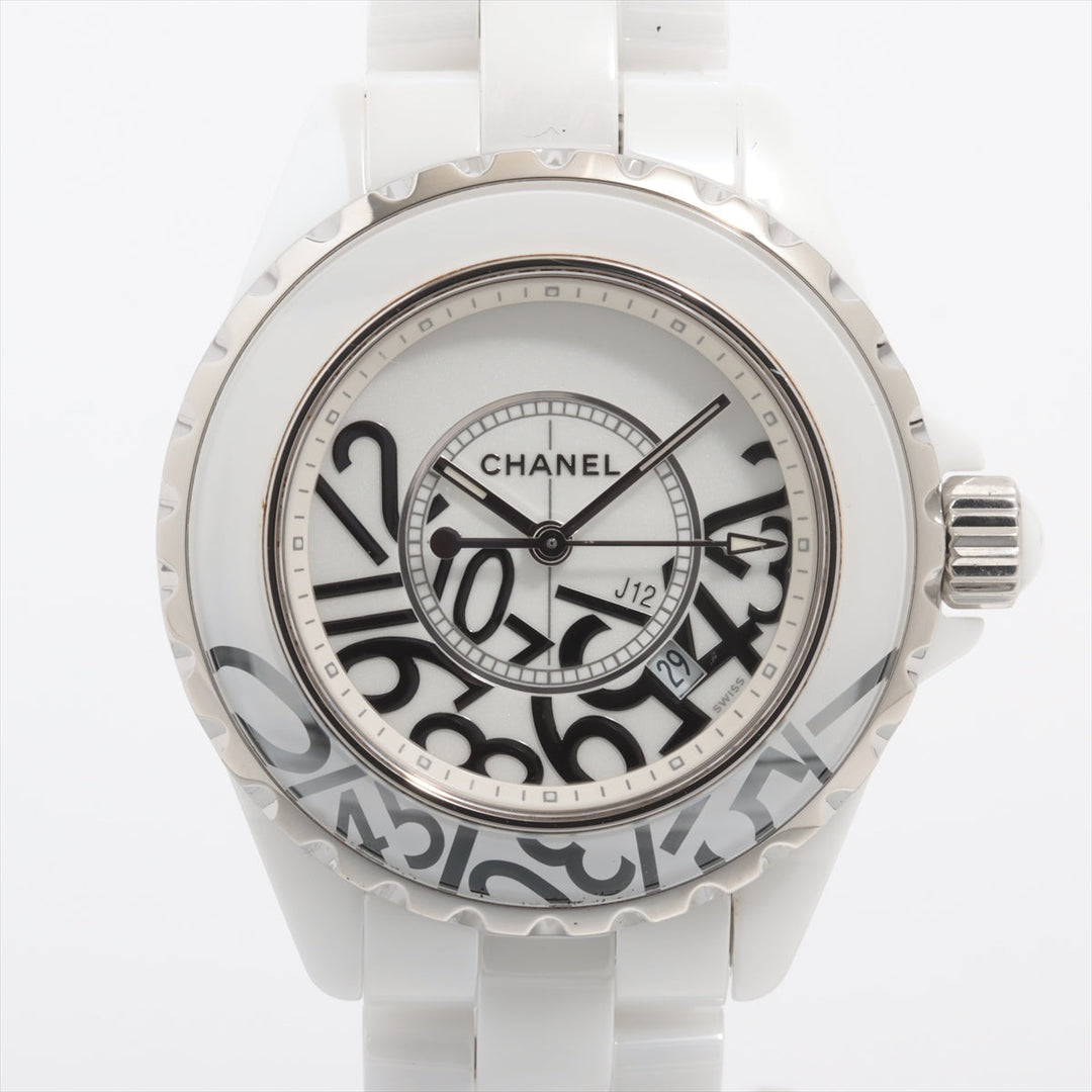 Top Quality Chanel J12 H5239 SSCE QZ White