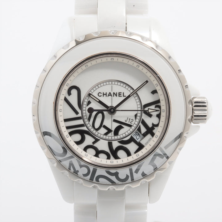 Top Quality Chanel J12 H5239 SSCE QZ White
