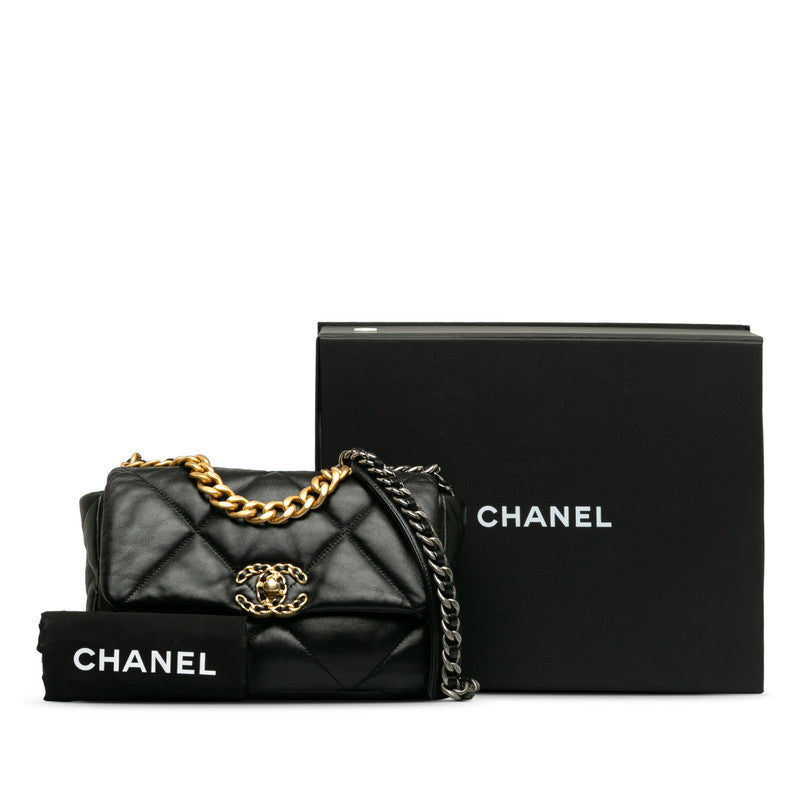 Top Quality Chanel Single Flap 24 in Lambskin Leather Quilted Black Ladies