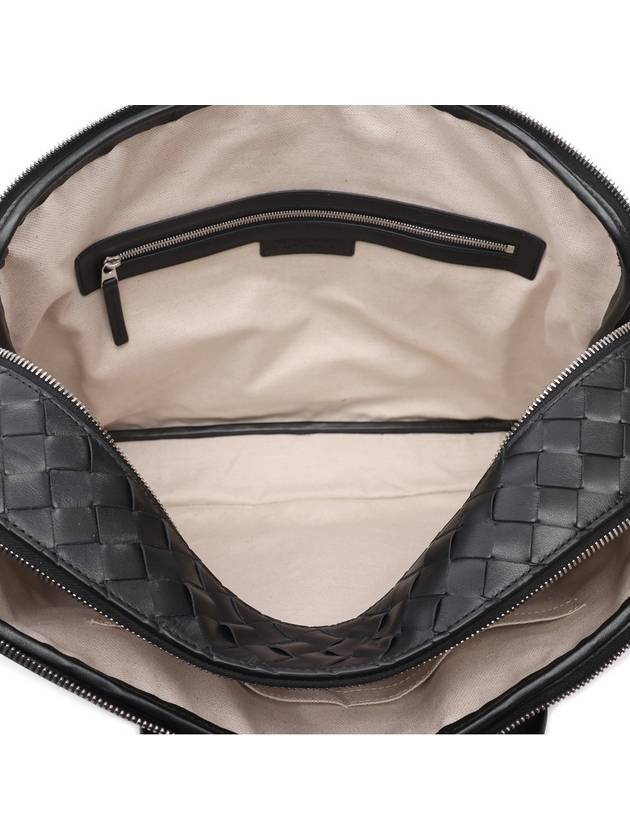 Bottega veneta Getaway Leather Brief Case Black