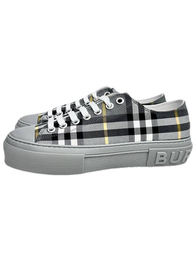 Top Quality Burberry Vintage Check Cotton Low Top Sneakers Grey