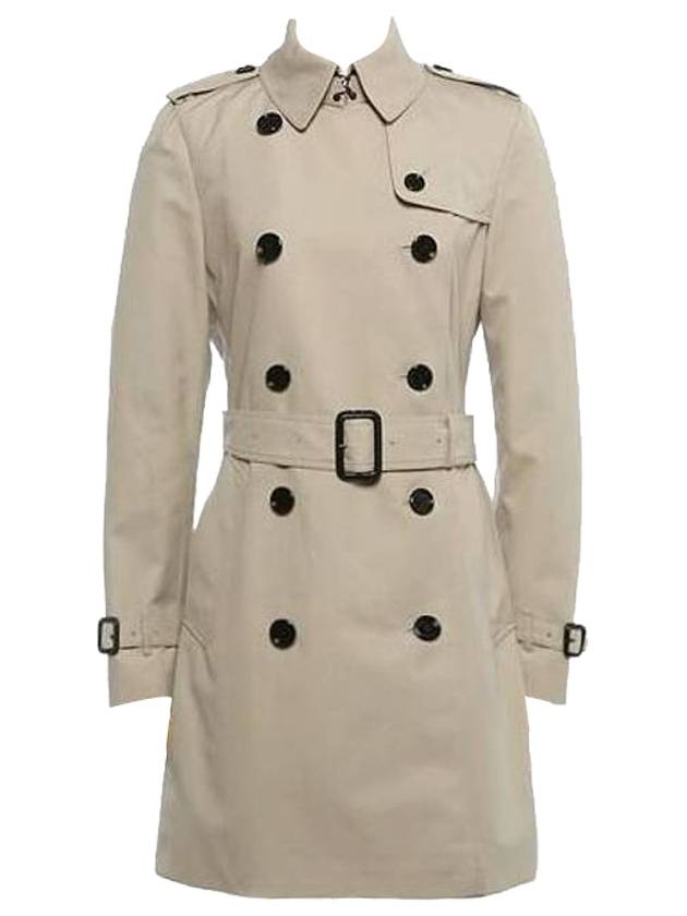 Burberry WoMen's Harbourne Classic Trench Coat Beige