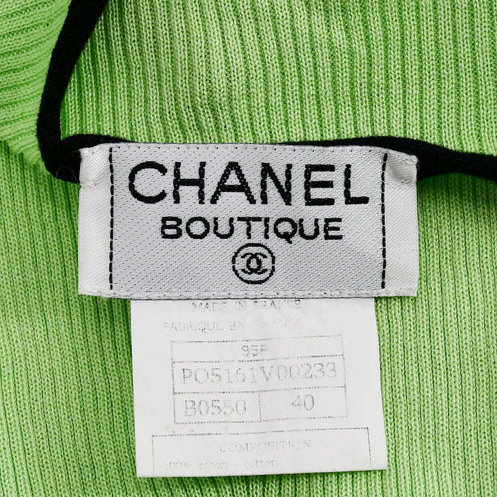 Top Quality Chanel 1995 spring ribbed cotton T-shirt #40