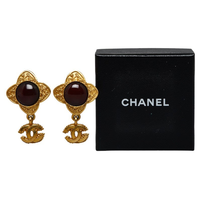 Top Quality Chanel Gripowa Cocomark Earring Gold Pearl  Ladies Chanel