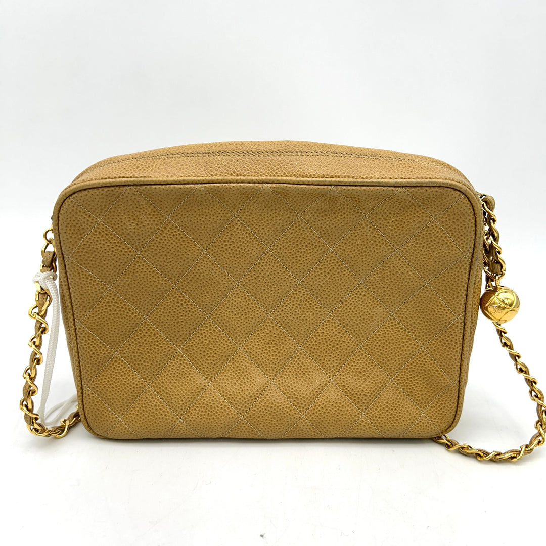 Top Quality Chanel Cabian Skin Chevron Fringe Chain Shoulder Bag Leather LA29807