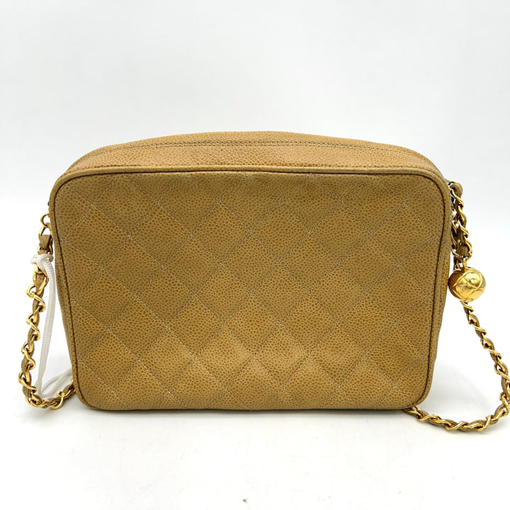 Top Quality Chanel Cabian Skin Chevron Fringe Chain Shoulder Bag Leather LA29807