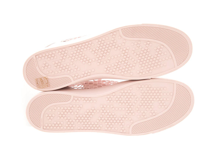 Gianfranco Ferre HELENA Low Top Mesh Blush Sneakers SZ 41