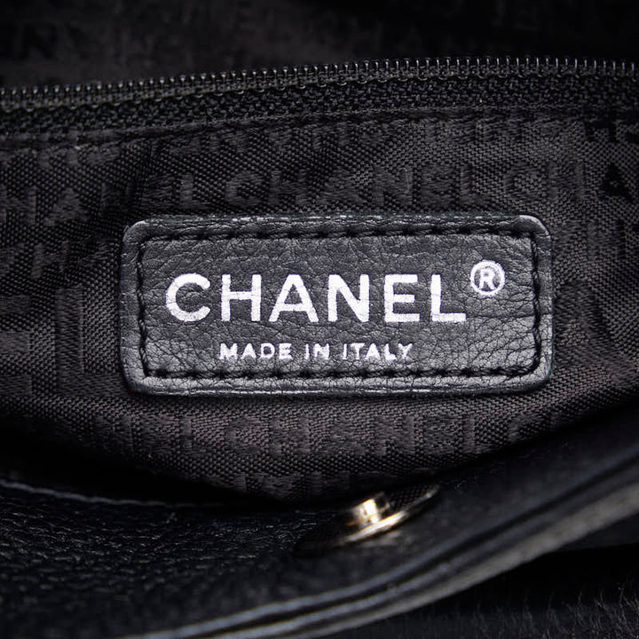 Top Quality Chanel logo Tasel handbags black leather ladies Chanel
