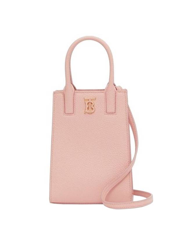 Burberry Micro Frances Leather Tote Bag Pink