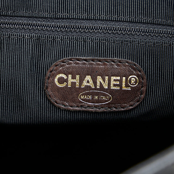 Top Quality Chanel Coca-Cola Handbags Black Gold Matt Caviar   Chanel