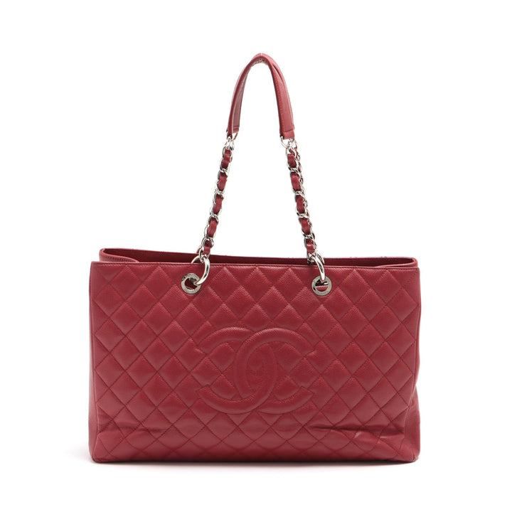 Top Quality Chanel Matrasse Caviar S Chantrotot Bag Red Silver Gold