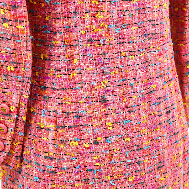 Top Quality Chanel Single Breasted Jacket Pink #38