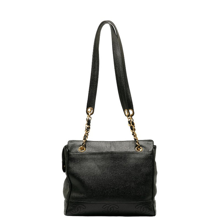Top Quality Chanel Vintage Triple Coca-Cola Chain  Bag Black Caviar  Lady Chanel