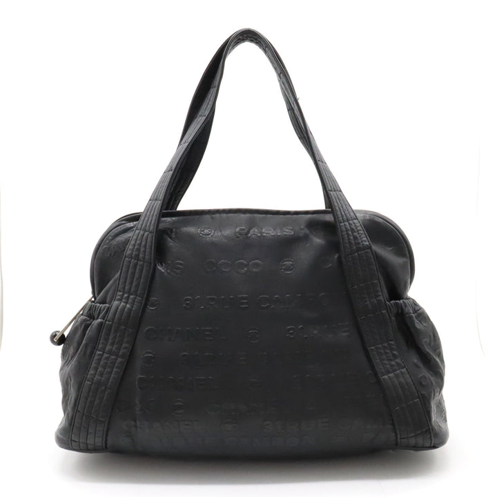 Top Quality Chanel Unlimited Logo Mini Boston Bag  Bag Shoulder Bag Shoulder Bag Black Black A46123